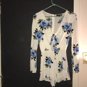 Kandall and Kylie Floral Romper